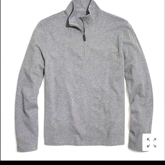 J. Crew Other - J crew grey pull over half zip